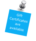 Gift Certificates are available